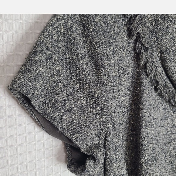 COPY - Talbots Gray Dress with Elegant Lace and Flowy Skirt - Picture 5 of 12